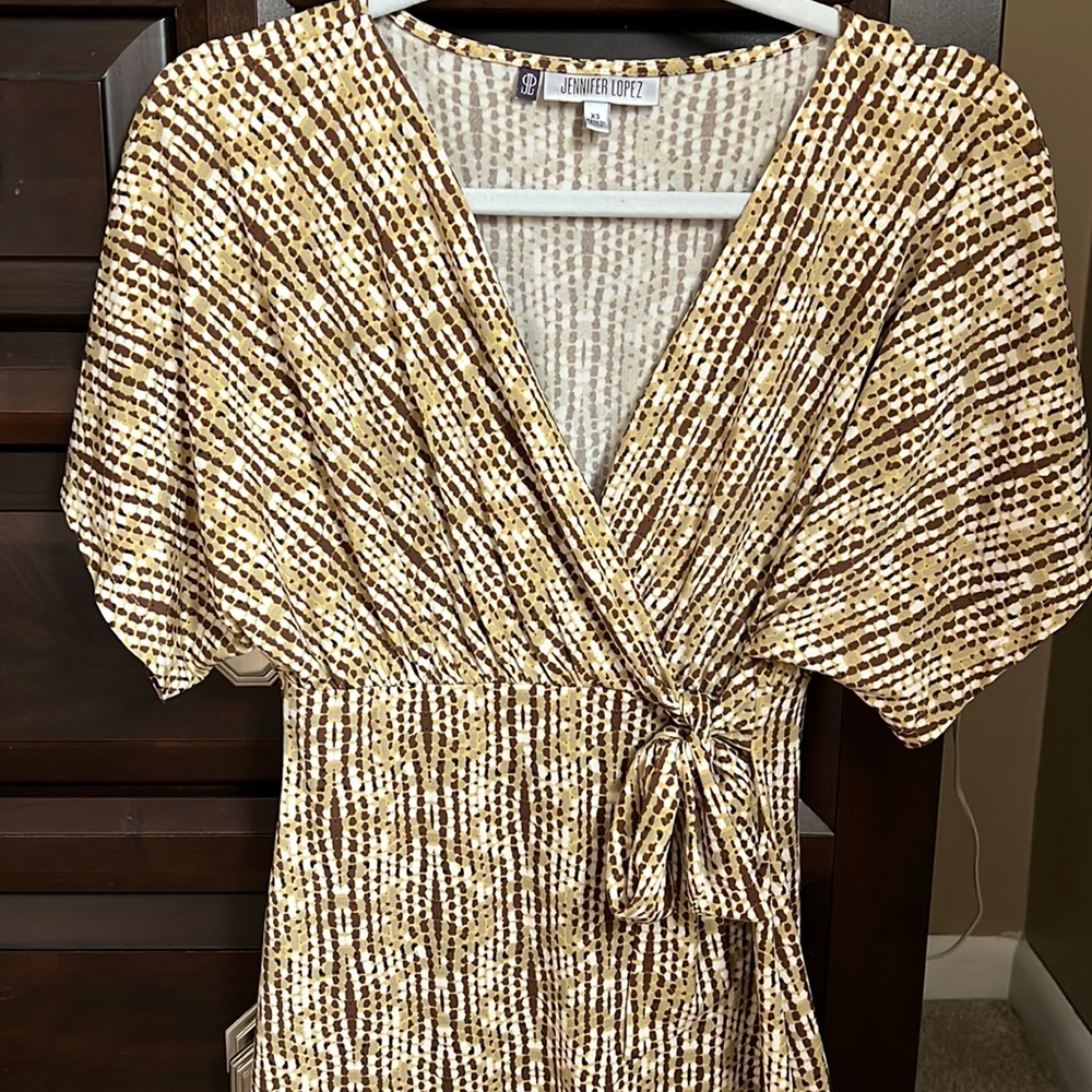 Jennifer Lopez wrap dress